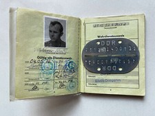 WDA Ribnitz Damgarten Wehrdienstausweis 4x Einsatz Döbern Drebkau Reserve