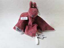 Nattou Hase Bunny weinrot Schnullerhalter Kuscheltuch Schmusetuch (T218)