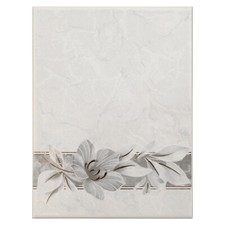 (204,75€/m² inkl Mwst, zzgl Versand) Grohn Made in W-Germany Fliese Blumen