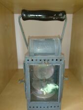 Alte Eisenbahn Handlampe Messing Asartorius Wuppertal 1959 guter Zustand