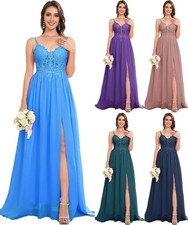 Lang Abendkleid mit Spitze