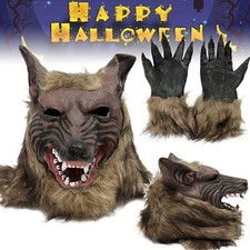 Werwolf Maske Handschuhe für