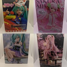 Hatsune Mika Paket 4 Figuren Japan Sakura Kawaii Vocaloid Sammeln