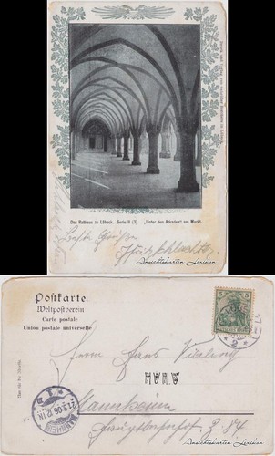 Ansichtskarte lübeck das - ansichtskarte,