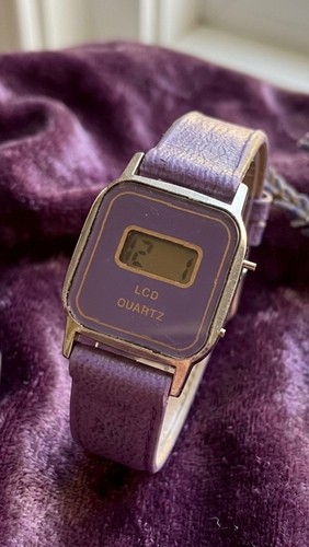 Vintage lcd quartz digitaluhr - lcd,