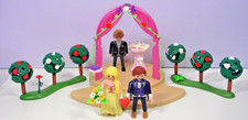 PLAYMOBIL aus 9229 Hochzeit Brautpaar Braut Bräutigam Trauredner Rosenbüsche #17