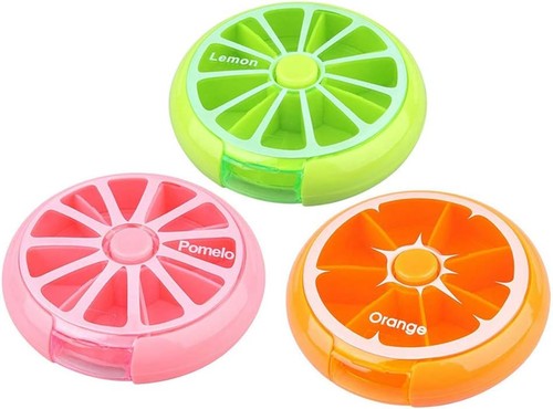 Pillendose 3pcs runde - 3pcs, 7