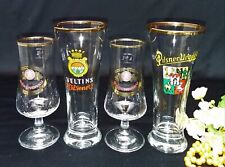 Bierglas Konvolut, Biertulpe Herborner Bärenbräu, Pilsener Urquell G 303