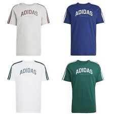 adidas T-Shirt Tee mit Rundhals für Herren Männer 100% Baumwolle 