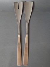 Carl Mertens Ginkgo Edelstahl Designer Salatbesteck 34 cm