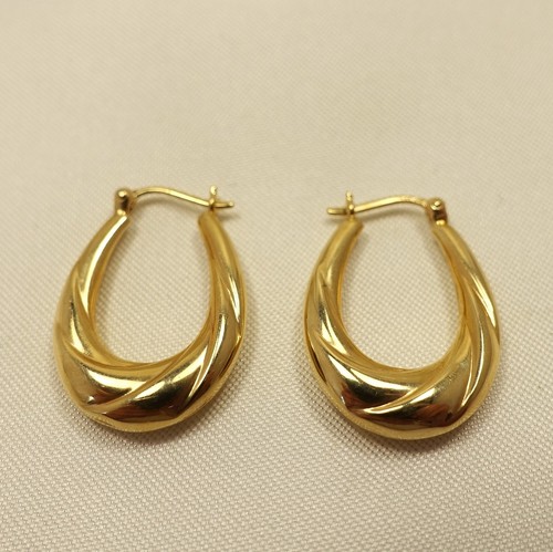 Creolen 333 gold x 2 - creolen,