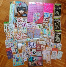 Stickerset 110x 90er Jahre Sticker Vintage Mix + 2x Stickeralbum Sandylion