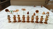 9 Stück Blumenkinder Kurzrock