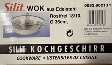 Wok Pfanne Silit Edelstahl *