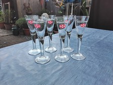 6 x Malteser Aquavit Gläser  2 cl.