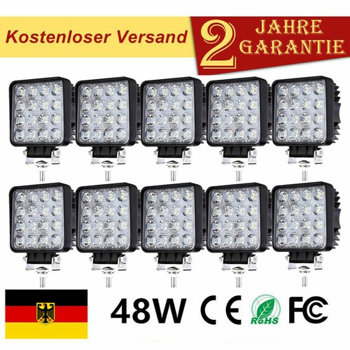 10x 48w led - 10x,