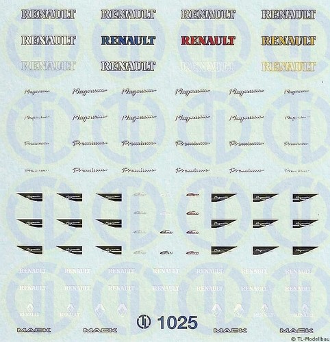 1025 decals renault magnum - decals,
