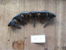 6x Möbelknöpfe Metall Möbelgriffe Schrankknopf Küchengriff Knopf antik
