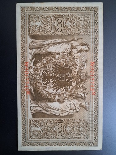 Reichsbanknote 1000 eintausend - reichsbanknote,