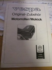 Vespa Roller - Original Zubehör Motorroller Heft 2 / 82 Prospekt