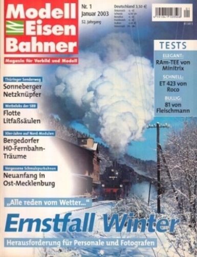 Modelleisenbahner 2003 52 - modelleisenbahner,