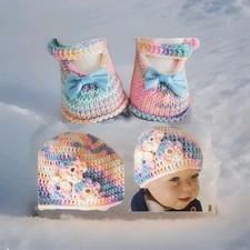 Babymütze babyschuhe - &,