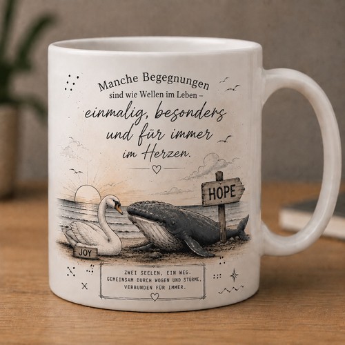 Tasse mit hope - hope, dem