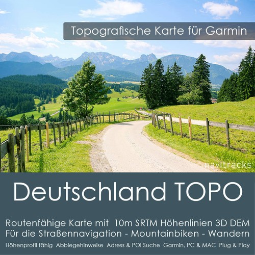 Deutschland topo karte garmin - topo,