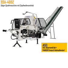 Lumag Sägespaltautomat SSA400Z SSA400ZN  Holzspalter 10 Tonnen Zapfwelle Spalter