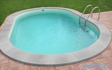 Pool Randsteine grau