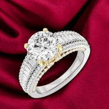 14K mehrfarbiger Goldring für