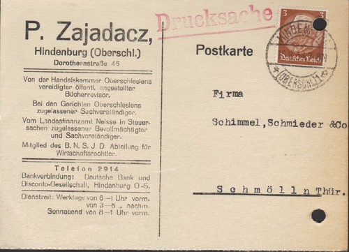 Hindenburg postkarte 1934 p - hindenburg,,
