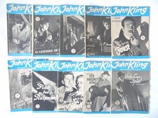 John Kling - Kriminal Roman Heft  ...  Nummer  61 bis 70  orig. alte Romane