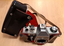 Spegelreflexkamera Praktica PLC 2 mit Bereitschaftstasche ohne Objektiv Gepflegt