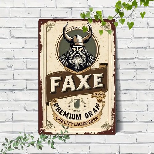 Blechschild faxe premium lager - premium,