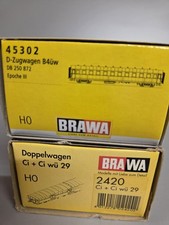Brawa H0 1x Doppelwagen rot +