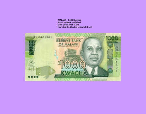 Malawi 1000 kwacha 2016 unc - ,