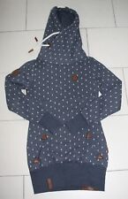 Schöner Long Sweat Hoodie in blau Anker in Gr. 164/170 bzw. M von Naketano