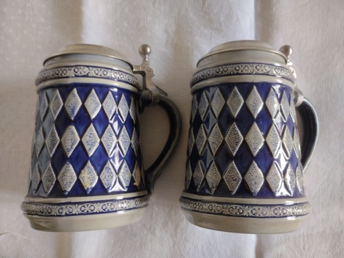 2er set bierkrüge - bierkrüge, keramik