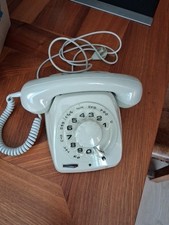 Drehscheibentelefon grau
