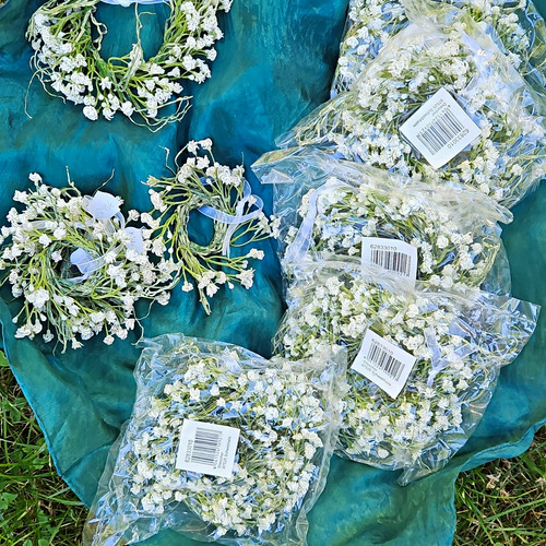 Blumen dekokranz für kerzen - für,