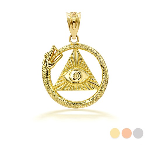 Gold ouroboros schlange - gold,