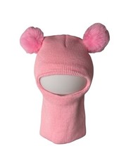Doppelfell-Bommel-Strickmütze