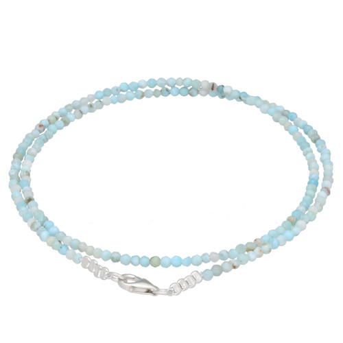 Larimar perlenkette - mm,