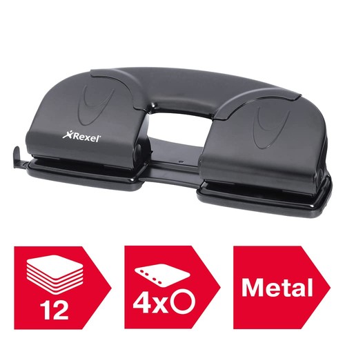 Rexel vierfachlocher v412 - rexel,