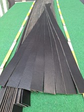 Lederriemen schwarz gefettet