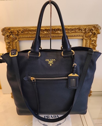 Prada shopper leder gehämmert - shopper,