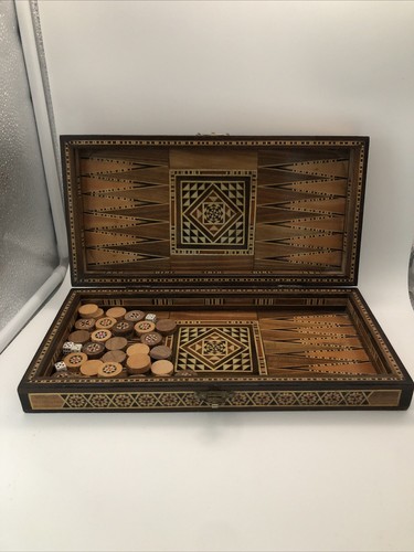 Holz backgammon schach brett - holz,