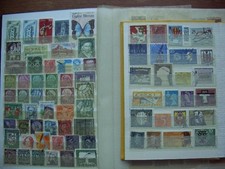 Briefmarkensammlung in zwei