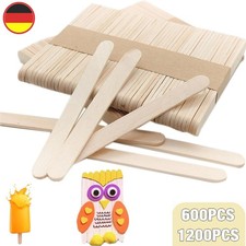 600/1200PCS Eisstiele Holz